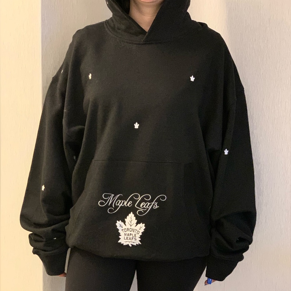 Mitchell and Ness Toronto Maple Leafs Mens sweatshirt Hoodie M ( unisex )